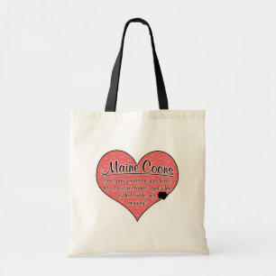 Maine Coon Paw Prints Cat Humour Tote Bag