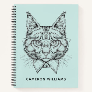 Maine Coon Portrait   Add Your Name Notebook