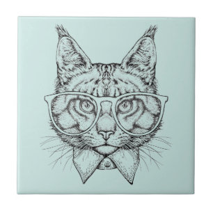 Maine Coon Portrait Ceramic Tile