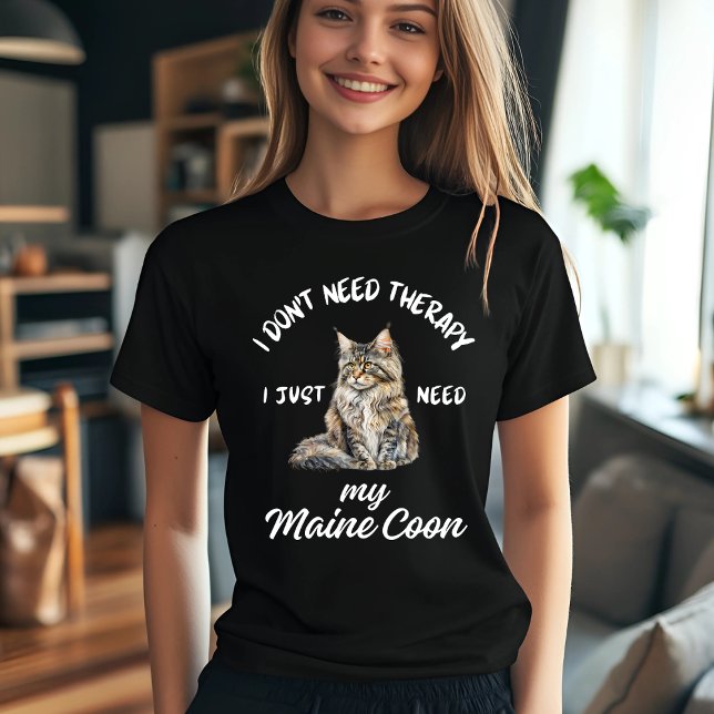 Maine Coon Therapy T-Shirt (Creator Uploaded)