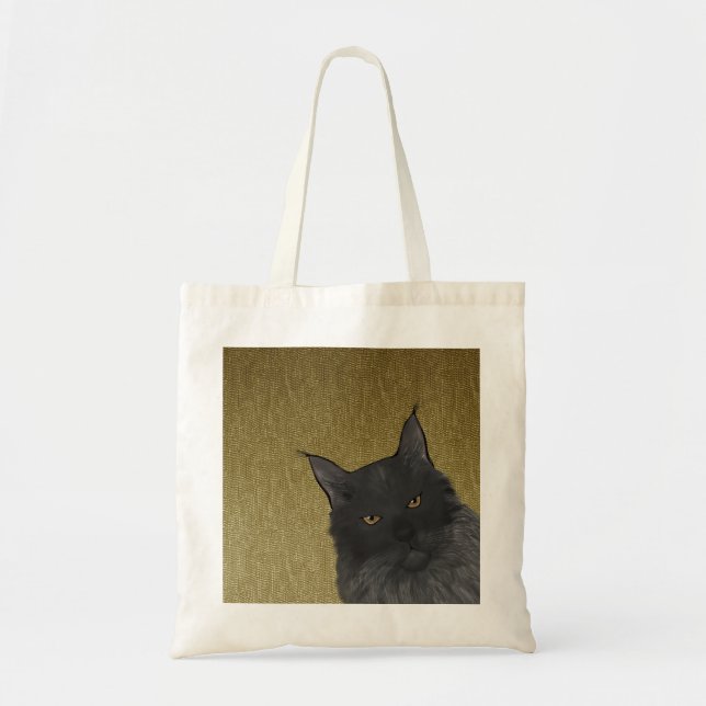 Maine  Coon Tote Bag (Front)