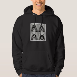 Maine Coon With Sunglasses Funny Cat Classic Photo Hoodie