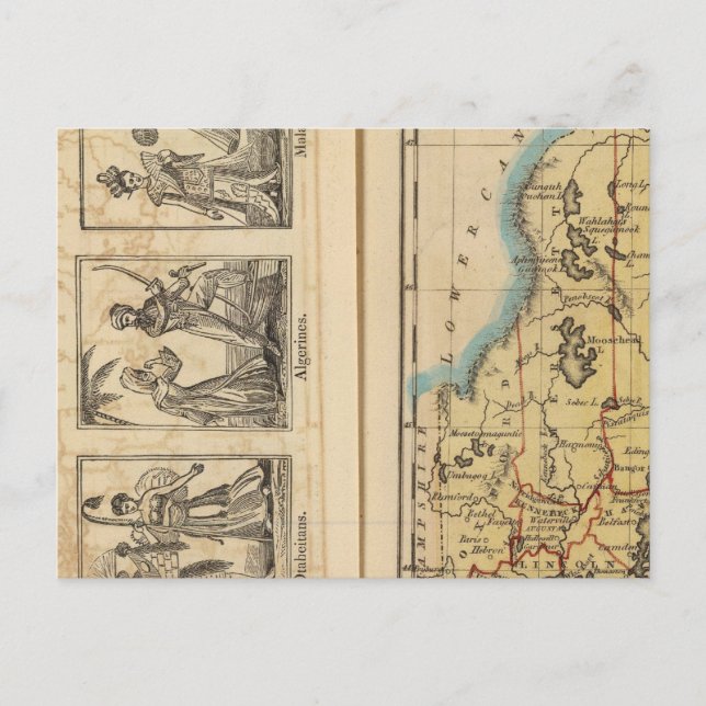 Maine Costumes Postcard (Front)