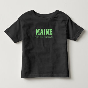 MAINE custom text clothing Toddler T-Shirt