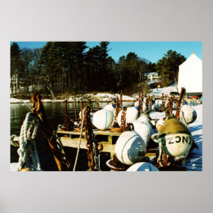 Maine Dock 1 Poster