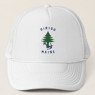MAINE FLAG TRUCKER HAT