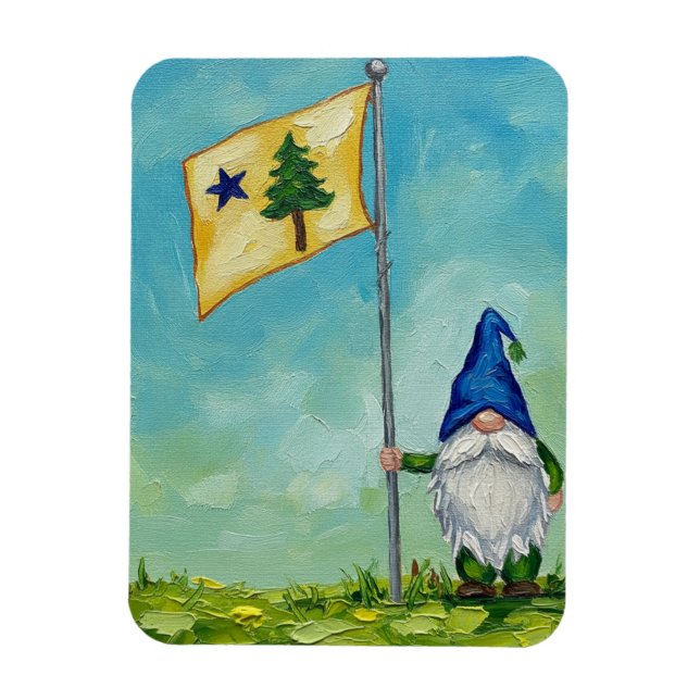 MAINE GNOME MAGNET (Vertical)