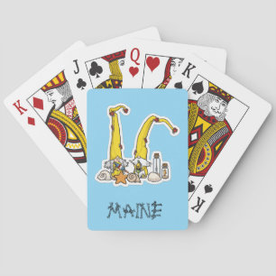 Maine Gnomes Welcome Home  Playing Cards