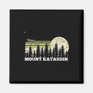Maine Hiking Mount Katahdin Trees Nature Forest Magnet