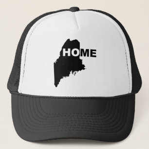 Maine Home Away From State Ball Cap Hat
