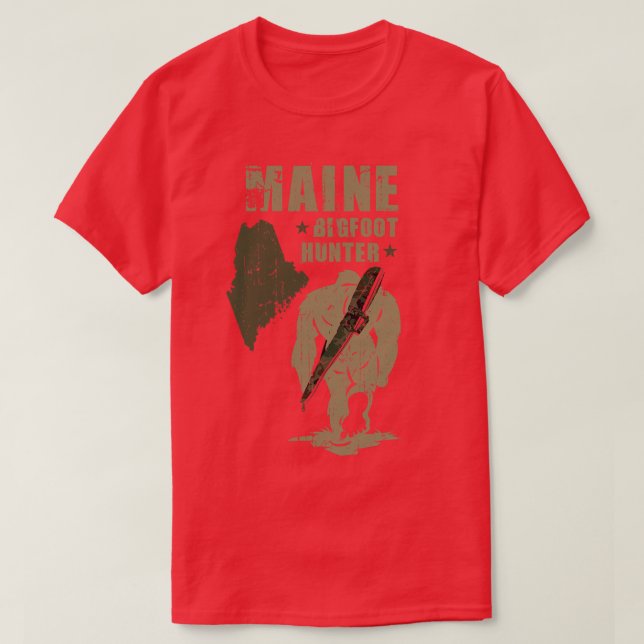Maine Hunter T-Shirt (Design Front)