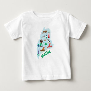 Maine Icons Baby T-Shirt