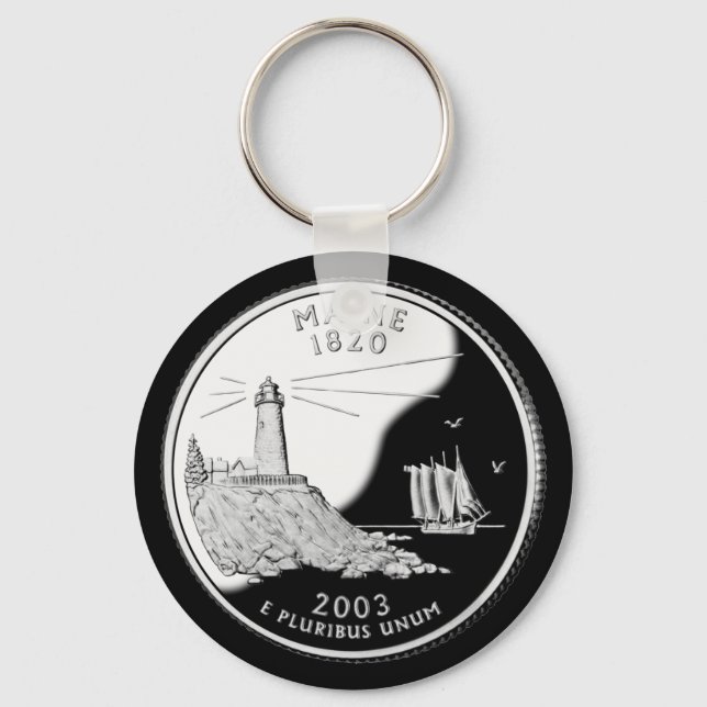 MAINE KEY RING (Front)