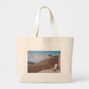 Maine landscape 2012 large tote bag