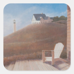 Maine landscape 2012 square sticker