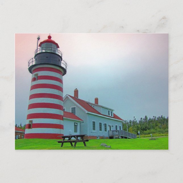 Maine Lighthouse 28 Postcard (Front)