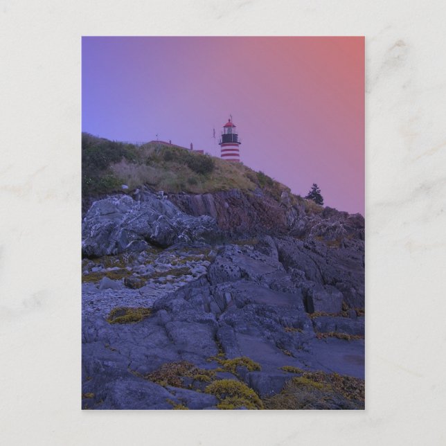 Maine Lighthouse 32 Postcard (Front)