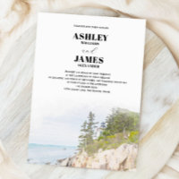 Maine Lighthouse Acadia National Park Wedding