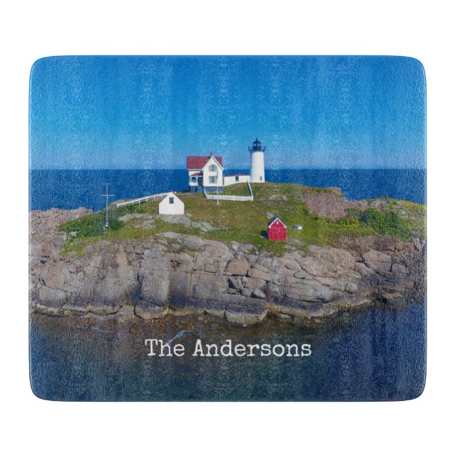 Maine Lighthouse Cutting Board (Front)