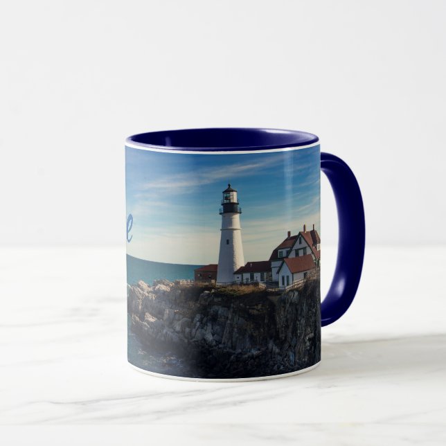 Maine Lighthouse Mug (Front Right)