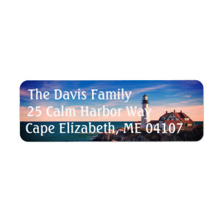 Maine Lighthouse Return Address Labels