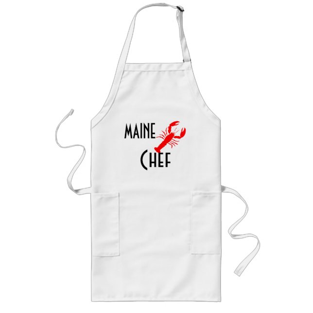 Maine Lobster Chef Long Apron (Front)