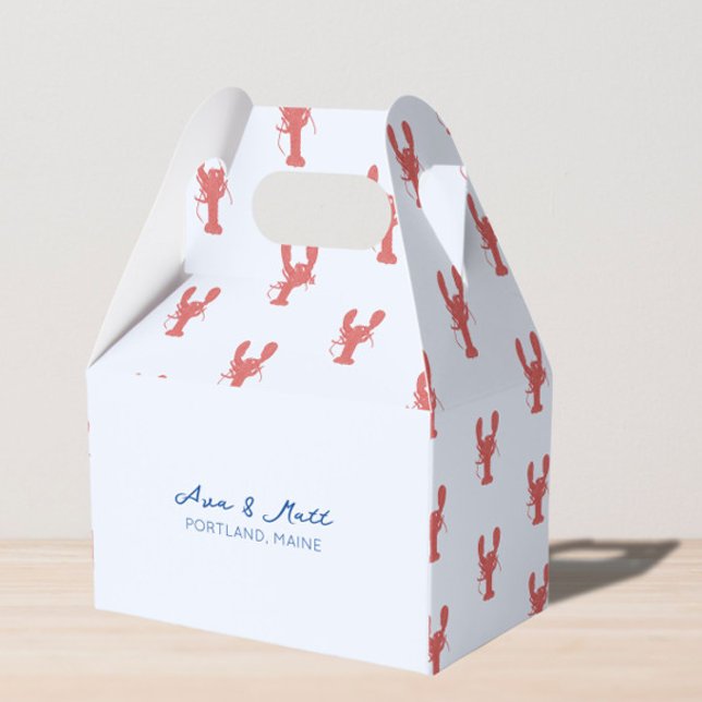 Maine Lobster  Favour Box (Creator Uploaded)