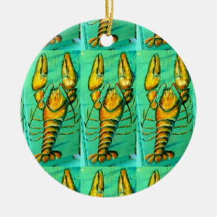 maine lobster green ornament