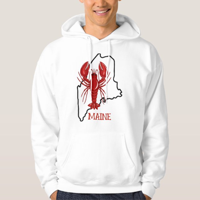 Maine Lobster Hoodie (Front)