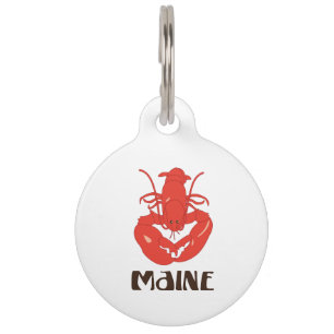 Maine Lobster Pet Tag
