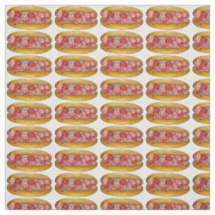 Maine Lobster Roll Rolls Sandwich Seafood Fabric