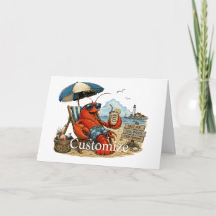 Maine Lobster Summer Fun Thunder_Cove Card
