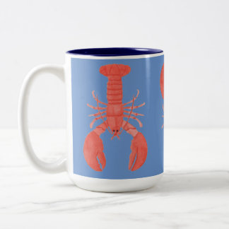 Maine Lobster Two-Tone Mug, 15 oz Two-Tone Coffee Mug