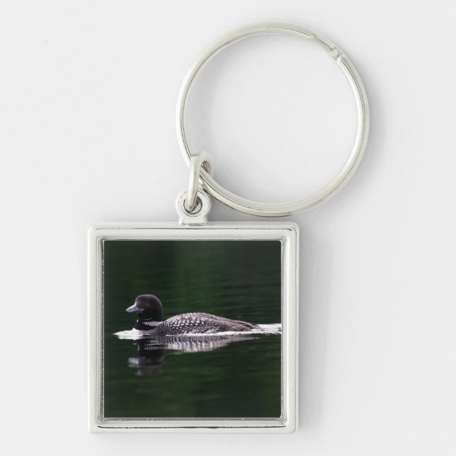 Maine Loon Key Ring (Front)
