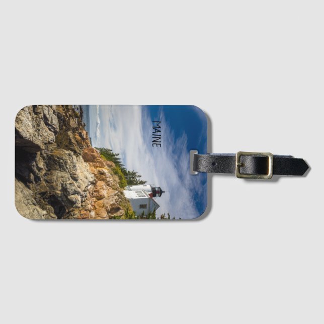"Maine" Luggage Tag (Front Horizontal)