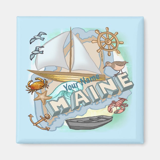 Maine  magnet (Front)