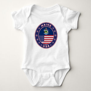 Maine, Maine t-shirt, Maine legging Baby Bodysuit