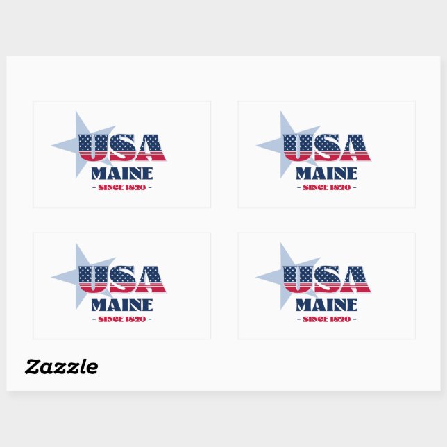 Maine My Home State Sticker (Sheet)