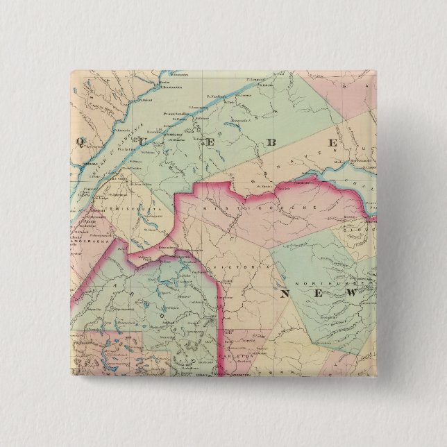 Maine, NB 15 Cm Square Badge (Front)