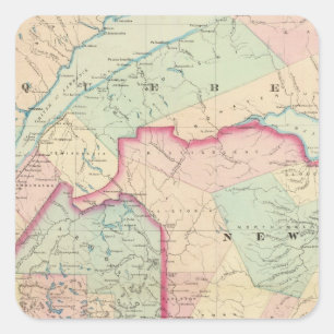 Maine, NB Square Sticker