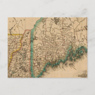 Maine, New Hampshire, Vermont 2 Postcard