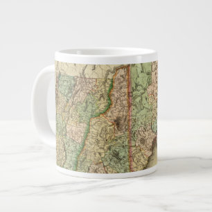 Maine, New Hampshire, Vermont, Massachusetts Large Coffee Mug