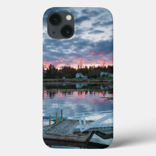Maine, Newagen, sunset harbour 2 2 iPhone 13 Case