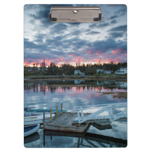 Maine, Newagen, sunset harbour 2 2 Clipboard