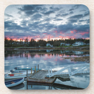 Maine, Newagen, sunset harbour 2 2 Coaster