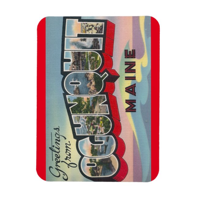 Maine, Ogunquit Magnet (Vertical)