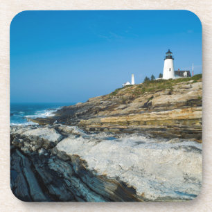 Maine, Pemaquid Point, Pemaquid Point Lighthouse Coaster