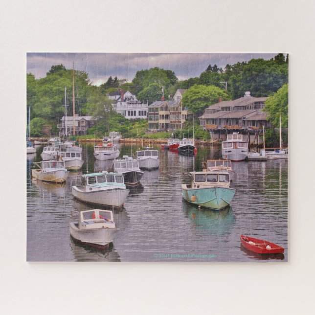Maine Perkins Cove in Ogunquit Jigsaw Puzzle (Horizontal)