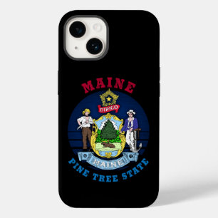 MAINE PINE TREE STATE FLAG Case-Mate iPhone 14 CASE