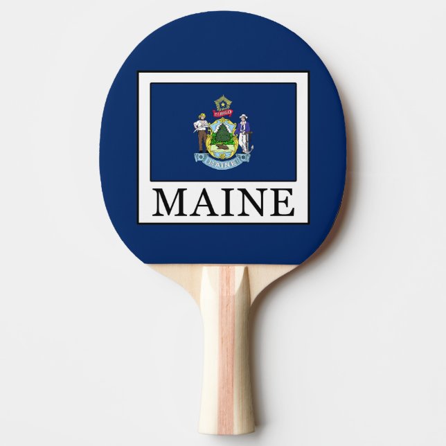 Maine Ping Pong Paddle (Front)